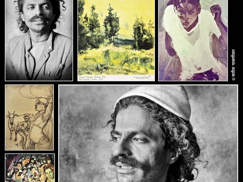 The awesome story of great painter and author Dhananjay Paranjape alias Mumbiram, portrayed by Sateesh Paknikar | मंबी