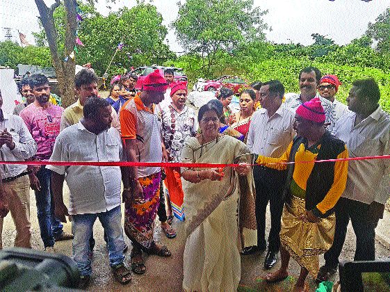 Inauguration of Jatti, Link Road in Vashi Village | वाशी गावातील जेट्टी, जोड रस्त्याचे उद्घाटन