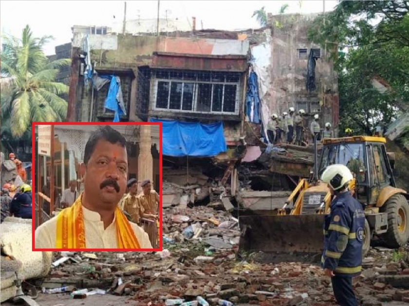 Mumbai Kurla building collapsed | Mangesh Kudalkar | Rebel Kurla MLA Mangesh Kudalkar got emotional on building accident, says Deepak Kesarkar | 'माझ्या मतदारसंघात इमारत कोसळते आणि मी तिथे जाऊ शकत नाही', बंडखोर आमदार भावूक