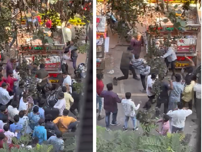 Video: two young mans brutally beaten by Recovery agents, video goes viral in Auranabad | Video: रिकव्हरी एजंटांची मुजोरी, तरुणांना भररस्त्यात बेदम मारहाण, व्हिडीओ व्हायरल 