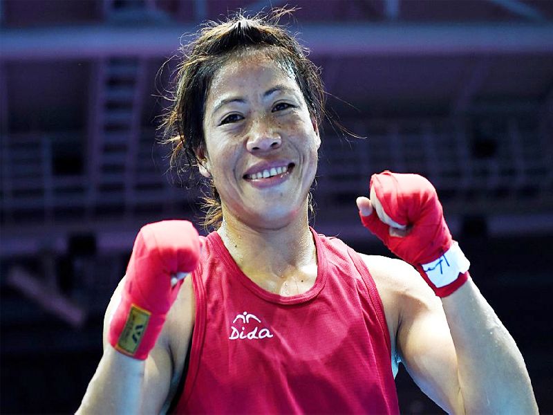 Marquee reached the quarterfinals in the Asian Boxing Championship | आशियाई बॉक्सिंग चॅम्पियनशिपमध्ये मेरीकोमने गाठली उपांत्यपूर्व फेरी