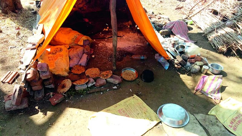 Akot: Destruction in tribal house in Melghat in the name of inspection | अकोट : तपासणीच्या नावाखाली मेळघाटातील आदिवासींच्या घरात नासधूस