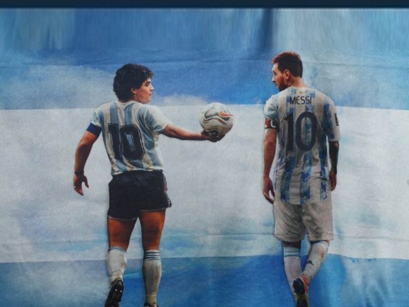 Lionel Messi breaks his idol Diego Maradona record by achieving major milestone in FIFA World Cup 2022 | Messi Maradona: मानलं भावा... लिओनल मेस्सीने केली कमाल, मोडला दिग्गज मॅराडोनाचा विक्रम 