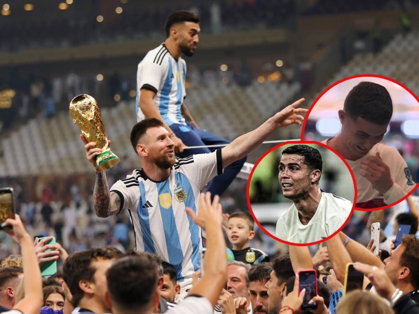 Lionel Messi's World Cup-winning Instagram post breaks rival Cristiano Ronaldo's all-time record | 'GOAT' कोण ही चर्चा संपली! लिओनेल मेस्सीने वर्ल्ड कप जिंकल्यानंतर ख्रिस्तियानो रोनाल्डोला दिला आणखी एक धक्का