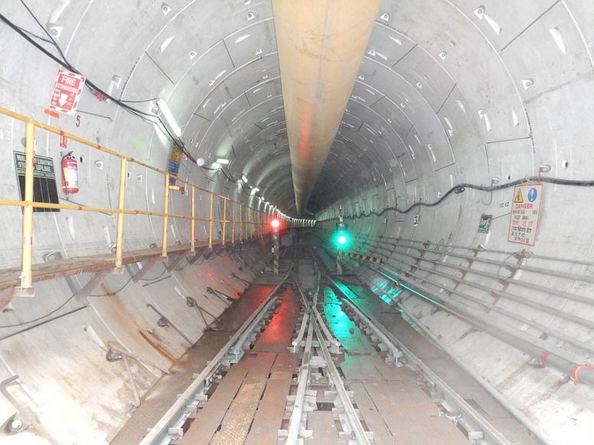 Colaba-Bandra-Seepz Metro-III work in progress | कुलाबा-वांद्रे-सीप्झ मेट्रो-३ मार्गाचे पन्नास टक्के भुयारीकरण पूर्ण