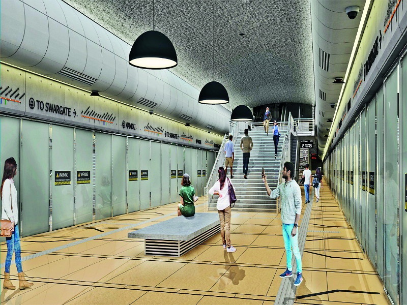 There will be 5 stations under 28 meters under metro area in the Pune city | पुणे शहराचा चेहरा बदलणाऱ्या मेट्रोच्या जमिनीखाली २८ मीटरवर असणार ५ स्थानके