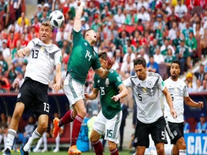 FIFA World Cup 2018 - Maxicon gains Germany to win 1-0 | FIFA World Cup 2018- मेक्सिकोकडून जगज्जेत्या जर्मनीला पराभवाचा धक्का; 1-0 ने विजयी