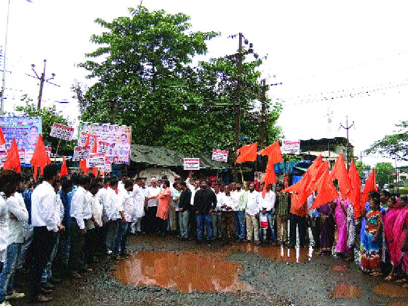  MNS Shivsena Rasta Roko Movement | म्हसळा शिवसेना रास्ता रोको आंदोलन