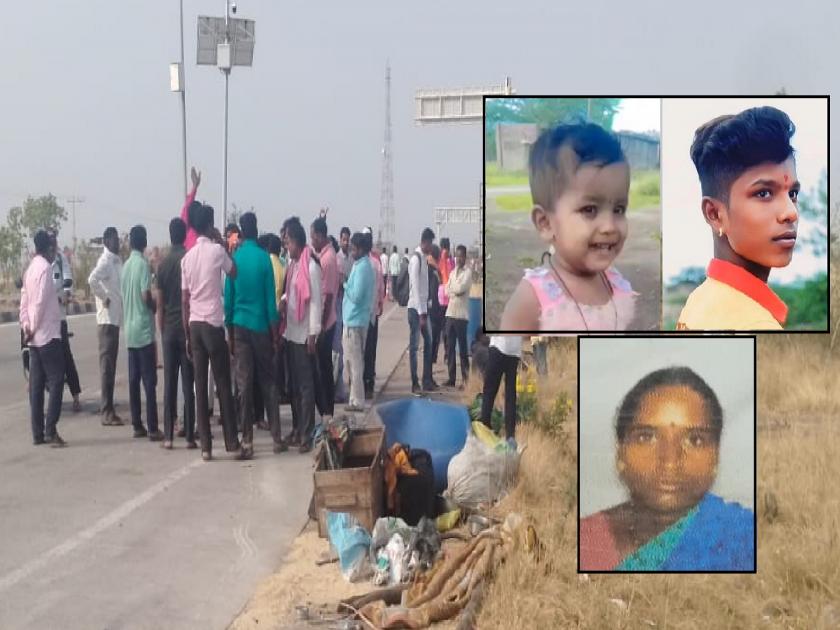 Four sugarcane workers including a child were killed when a speeding truck collided with a parked tractor in sangli | Sangli: थांबलेल्या ट्रॅक्टरला भरधाव ट्रकची धडक, चिमुकलीसह चौघे ऊसतोड मजूर ठार; १० जण जखमी