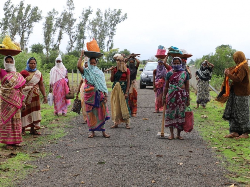 The help of MGNREGA in the Corona crisis.. | कोरोना संकटात  ‘मनरेगा’चा आधार