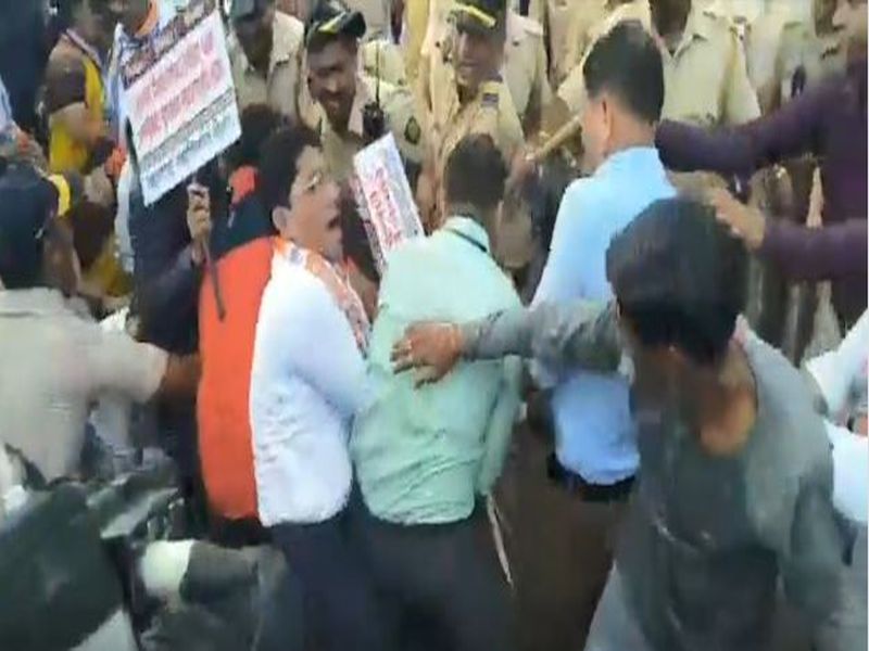 Bharat Bandh: In the custody of Raj Thackeray, the Congress activists along with the caste and Deshpande also joined Shivaji Park police station | Bharat Bandh : राज ठाकरेंचे शिलेदार ताब्यात, किल्लेदार-देशपांडेंसह काँग्रेस कार्यकर्तेही शिवाजी पार्क पोलीस ठाण्यात