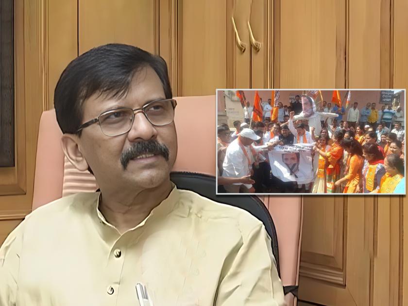 Shiv Sena Thackeray group leader Sanjay Raut criticized MNS-BJP for protesting against Rahul Gandhi | राहुल गांधींविरोधात रस्त्यावर उतरणारे ढोंगी; संजय राऊतांची भाजपा-मनसेवर टीका