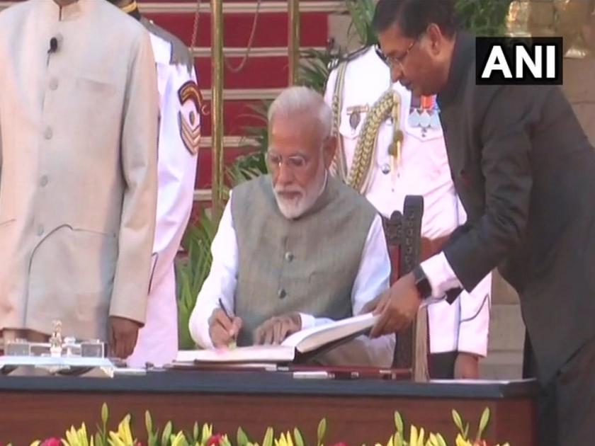 PM Narendra Modi Swearing-in Oath Ceremony Live Updates In Marathi | PM Narendra Modi Swearing-in Oath Ceremony Live: मोदी सरकार-2 पर्वाला सुरुवात, पंतप्रधानपदाची नरेंद्र मोदींनी घेतली शपथ