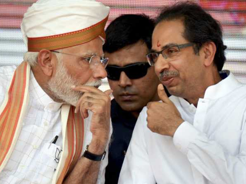 Shiv Sena to PM Narendra Modi: Ensure PDP, NC, NCP won't be part of NDA | 'मोदी, जागा कमी पडल्या तरी शरद पवारांशी हातमिळवणी नकोच!'