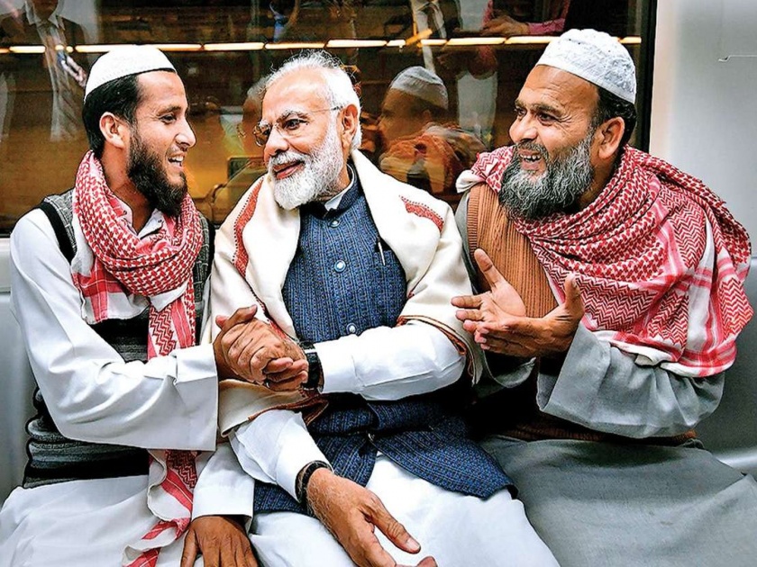 lok sabha election 2019 Bjp Wins 50 Percent Seats In Muslim Dominated Districts | मुस्लिमबहुल मतदारसंघांमध्येही भाजपा सुस्साट; 50 टक्क्यांहून अधिक जागा खिशात