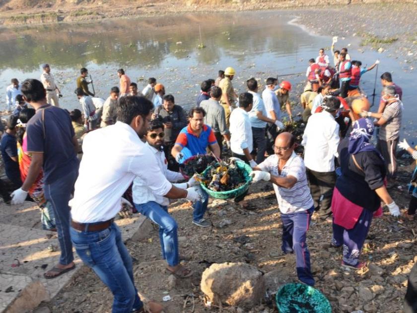 Morna Sanitation Mission: MP Sanjay Dhotre, MLA Randhir Savarkar announces Rs.15 lakh each | मोर्णा स्वच्छता मिशन :  खासदार संजय धोत्रे, आमदार रणधीर सावरकर यांनी जाहीर केला प्रत्येकी १५ लाखांचा निधी