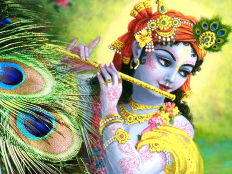 The reason why the peacock feather is in Krishna's crown can be found in Ramakatha! | कृष्णाच्या मुकुटात मोरपीस का, याचे कारण सापडते रामकथेत! 