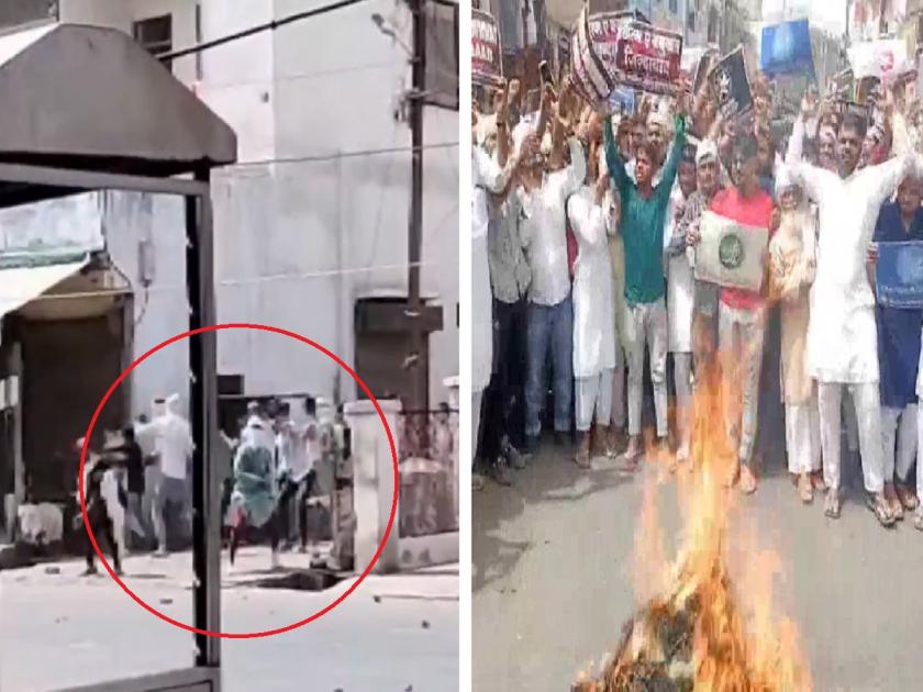 Nupur Sharma, Prophet case: Intense protests from Delhi to Hyderabad; Stone throwing in Prayagraj, police baton charge | Nupur Sharma Prophet remark row: दिल्ली ते हैदराबादपर्यंत तीव्र निदर्शने; प्रयागराजमध्ये दगडफेक, पोलिसांचा लाठीचार्ज
