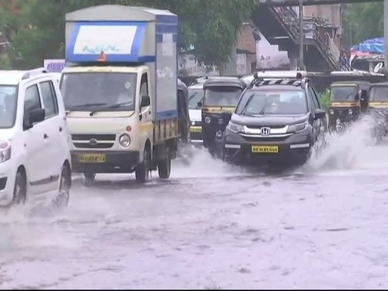 Heavy Rain in Mumbai & Thane area | मुंबईसह ठाण्यात पावसाची मुसळधार