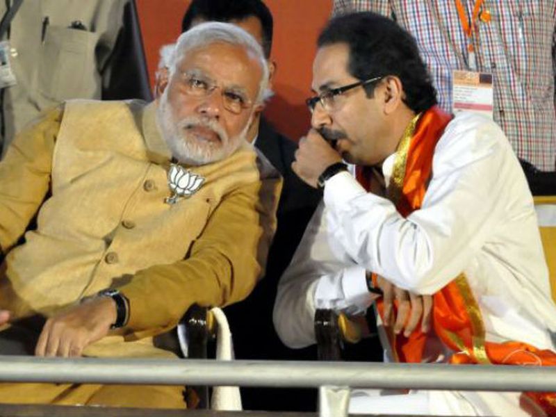 Shiv Sena's 'love advice' to Modi who teaches 'alliance religion' to uddhav thackarey | 'युतीचा धर्म' शिकवणाऱ्या मोदींना शिवसेनेचा 'प्रेमाचा सल्ला' 