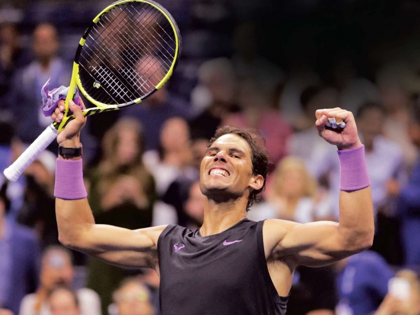 Rafael Nadal won the 19th Grand Slam title | राफेल नदालच्या आवाक्यात आले १९ वे विक्रमी ग्रँडस्लॅम जेतेपद