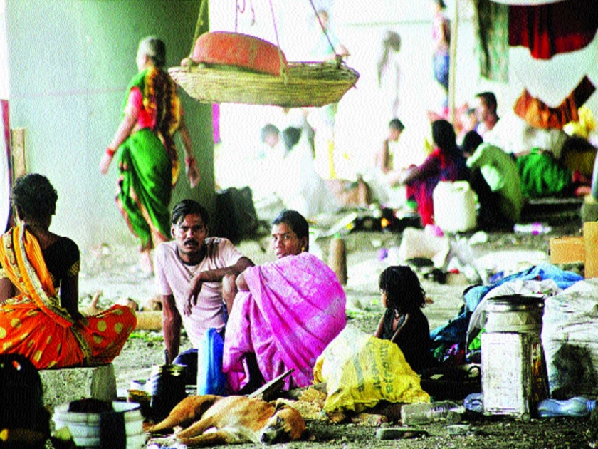 Vidarbha's Drought Victim in Navi Mumbai | विदर्भामधील दुष्काळग्रस्तांचे लोंढे नवी मुंबईमध्ये दाखल