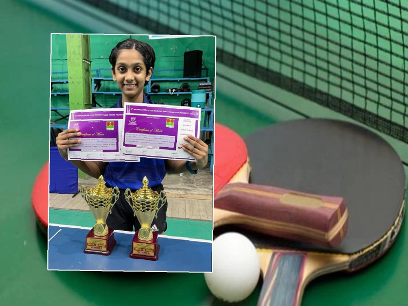   Mumbai's Divyanshi Bhowmik won the gold medal at the World Table Tennis Youth Contenders tournament held in France |  फ्रान्स येथे झालेल्या वर्ल्ड टेबल टेनिस युथ कंटेंडर स्पर्धेत मुंबईच्या लेकिचे 'सोनेरी' यश