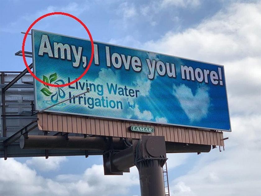 Meet Amy whose name shines on the billboards claiming I love you more | अखेर Amy सापडली, जिच्या नावाचे संपूर्ण शहरात लागले आहेत होर्डिंग्स!