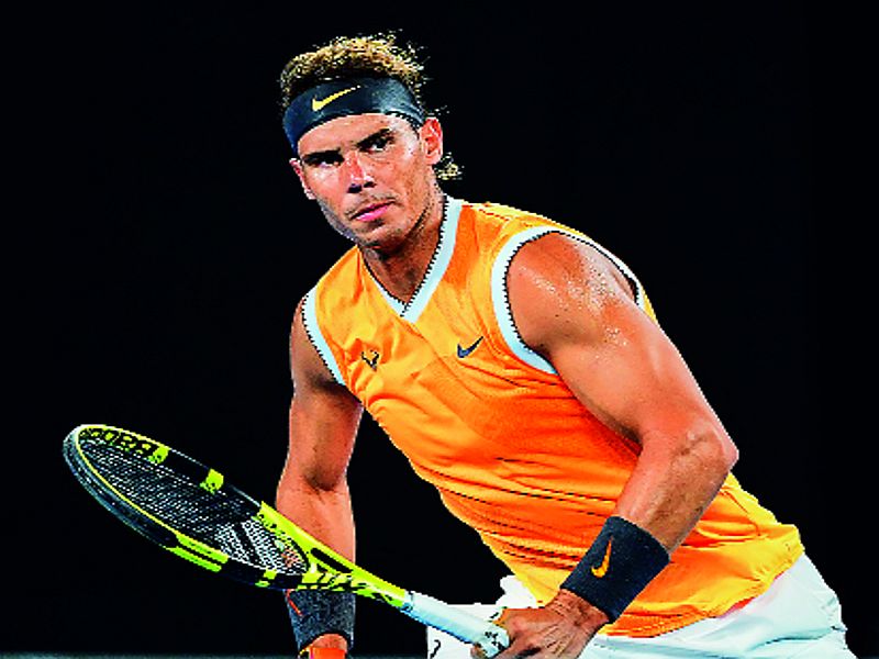 Australian Open Tennis Tournament, Rafael Nadal entered the semifinals | ऑस्ट्रेलियन ओपन टेनिस स्पर्धा, राफेल नदाल उपांत्य फेरीत दाखल