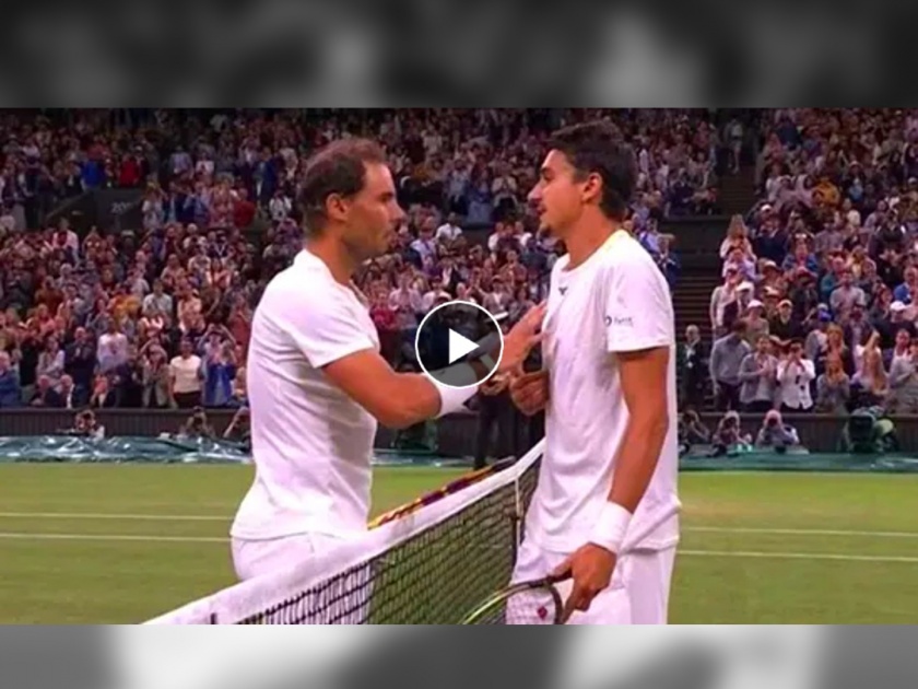 Rafael Nadal accused of poor sportsmanship by opponent Sonego after Wimbledon match watch video goes viral | Rafael Nadal Angry Viral Video: राफेल नदाल टेनिस कोर्टवरच भडकला; प्रतिस्पर्धी खेळाडूला नेटजवळ बोलावून भांडला...