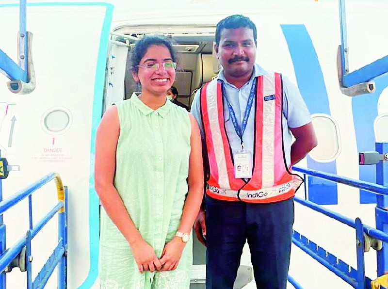 doctor vaibhavi from Nagpur saved the life of a four month old girl from Chennai in flight | नागपूरच्या डॉक्टर वैभवीने विमानात वाचविला चार महिन्यांच्या चिमुकलीचा जीव