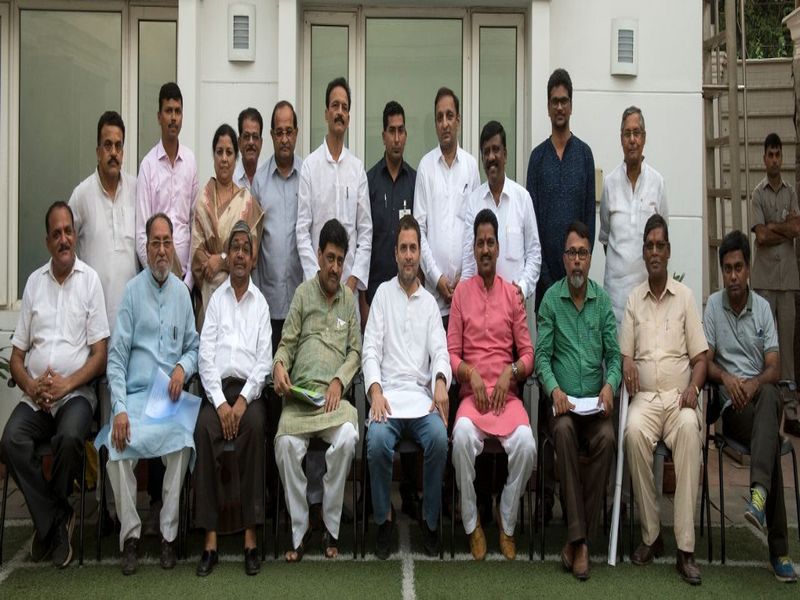 Rahul Gandhi's meeting with anti nanar refinery project Committee | नाणारवासीयांच्या संघर्षाला काँग्रेस अध्यक्ष राहुल गांधींचा पाठिंबा