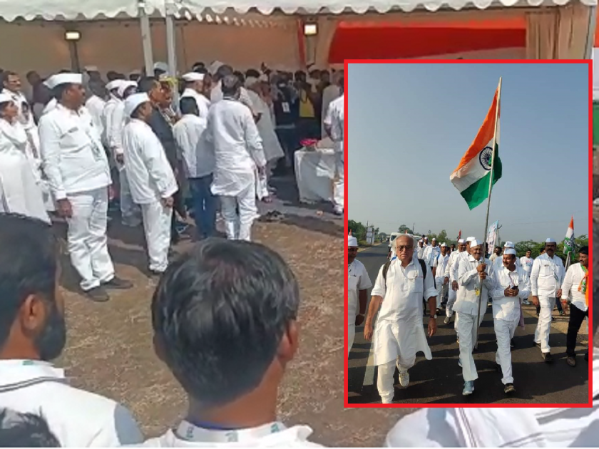 Bharat Jodo Yatra: Sevadal leader Krushna Kuman Pande dies of heart attack carrying tricolor in Bharat Jodo Yatra near Nanded | Bharat Jodo Yatra तिरंगा घेऊन यात्रेत सहभागी सेवादलाच्या पदाधिकाऱ्याचा हृदयविकाराने मृत्यू