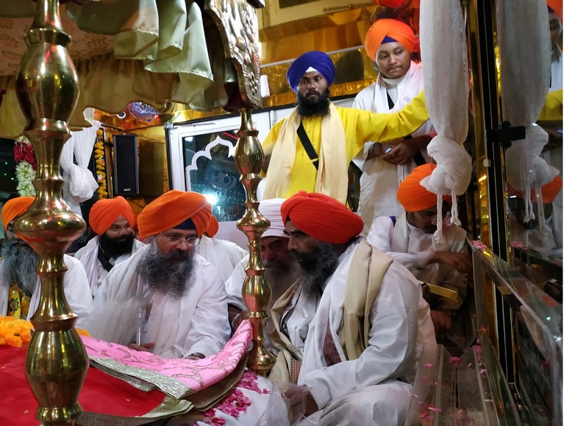 Welcome to Sri Guru Nanak Dev Jivanmotsava Jagriti Yatra Nanded | श्री गुरु नानकदेवजी जन्मोत्सव जागृति यात्रेचे नांदेडमध्ये स्वागत 
