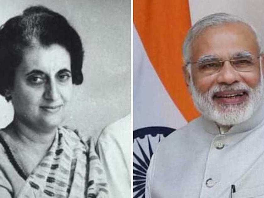 From Modi's Leh tour, the Congress is the target, Indira Gandhi's photo was shared and ... | मोदींच्या लेह दौऱ्यावरुन काँग्रेसचा निशाणा, इंदिरा गांधींचा फोटो शेअर केला अन्...