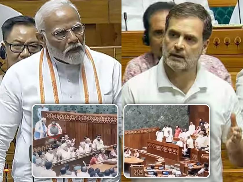 Sanskar is yours! BJP made a mockery by comparing the behavior of Narendra Modi and Rahul Gandhi in Parliament | संस्कार आपापले! मोदी आणि राहुल गांधींच्या संसदेतील वर्तनाची तुलना करत भाजपाने लगावला टोला