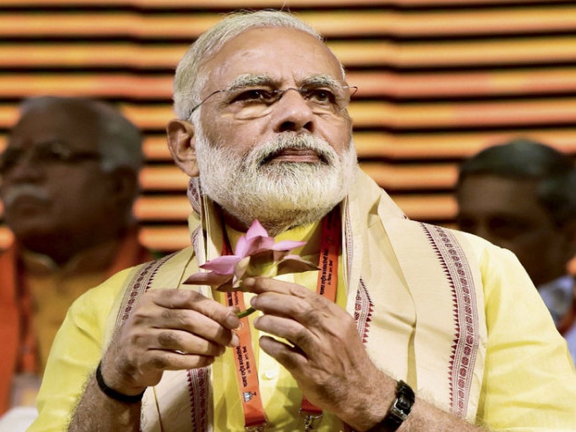Lok Sabha election results 2019: Modi expresses victory over India | लोकसभा निवडणूक निकाल 2019: सबका साथ, सबका विकास, मोदींनी व्यक्त केला विजयी भारतावर विश्वास