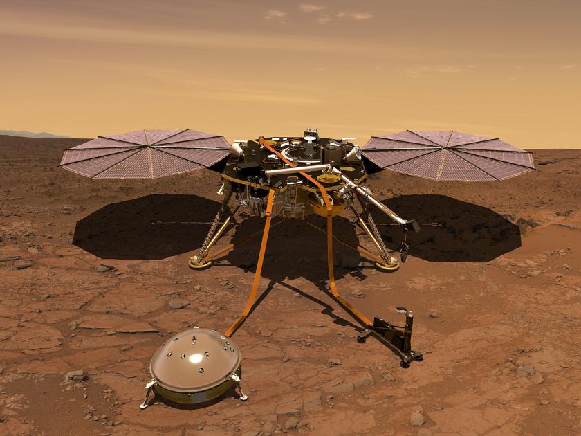 NASA's insight lands on Mars, unlocking mysteries of space evolution.. | मंगळावरील वस्तीसाठी ‘नासा’चा रहिवासी!