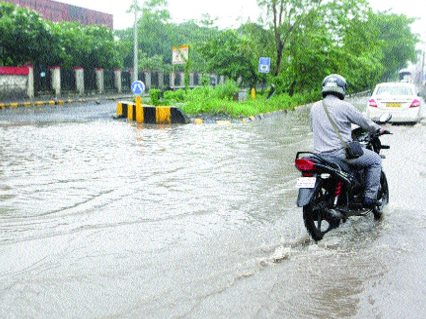 Navi Mumbai has 4 years of record rainfall | नवी मुंबईमध्ये १२ वर्षांतील विक्रमी पाऊस
