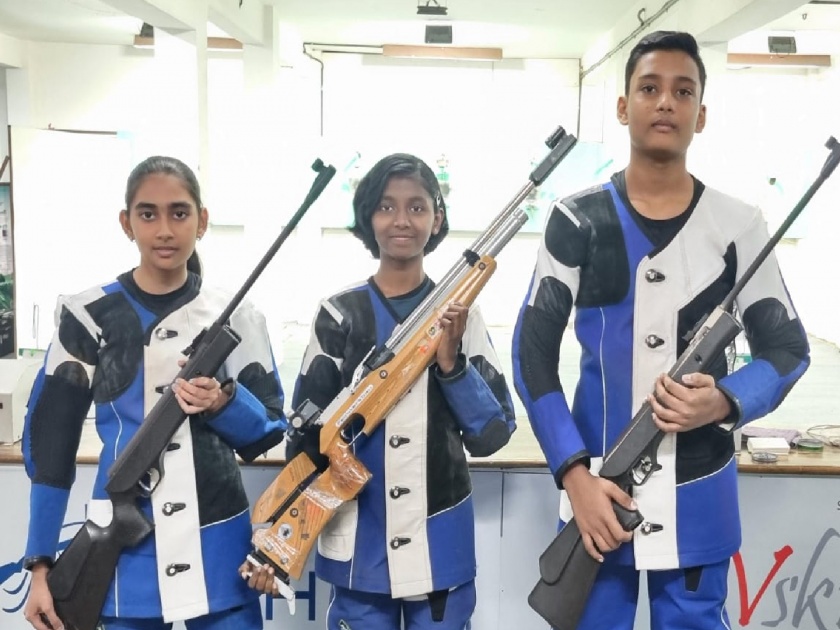 Kolhapur Three player selected for National Shooting Competition | राष्ट्रीय नेमबाजी स्पर्धेसाठी कोल्हापूरच्या शर्व, परी, युगरत्ना यांची निवड