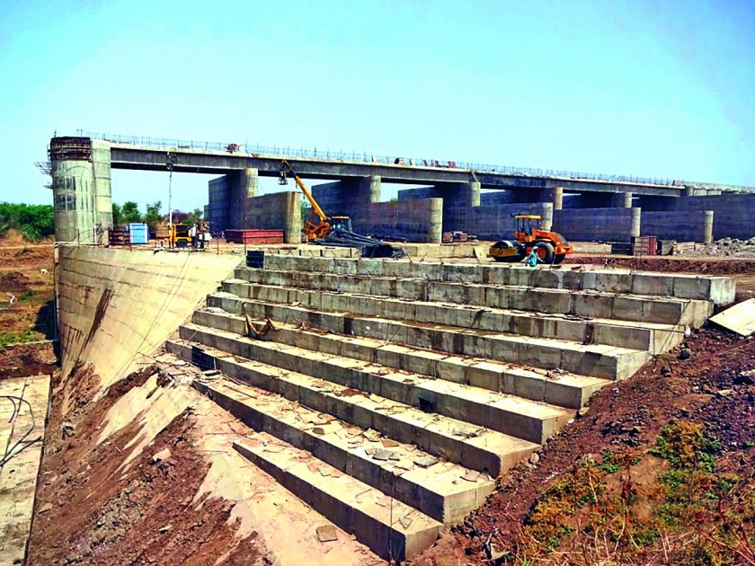 Complete the work of Netrassa's barrage; Notice of Irregular Irrigation Contractor! | नेरधामणा बॅरेजचे काम लवकर पूर्ण करा; पाटबंधारे विभागाची कंत्राटदारास नोटीस!