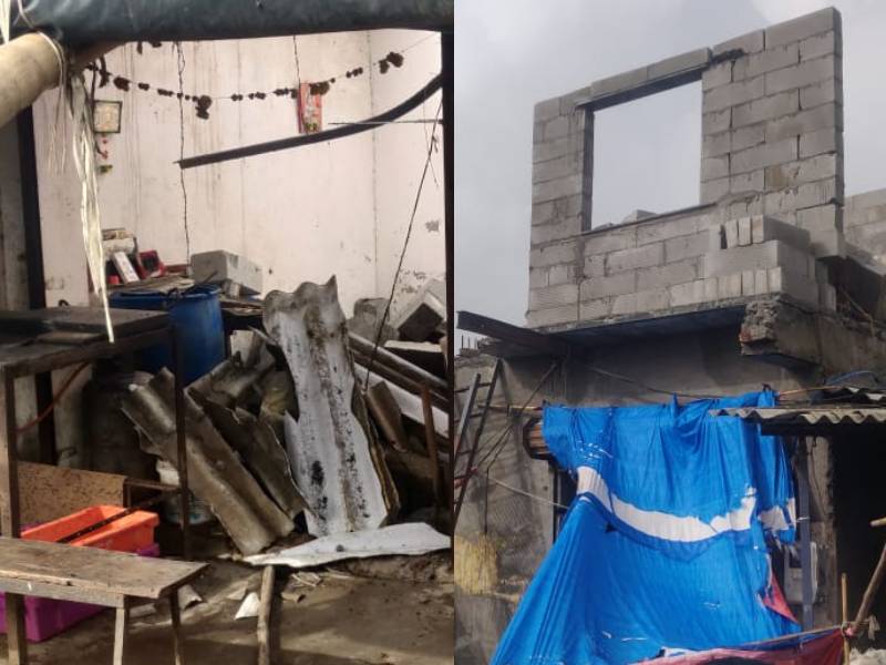 unauthorized building construction wall collapsed in Bhiwandi killing one | भिवंडीत अनधिकृत इमारतीच्या बांधकामाची भिंत कोसळली, एकाचा मृत्यू