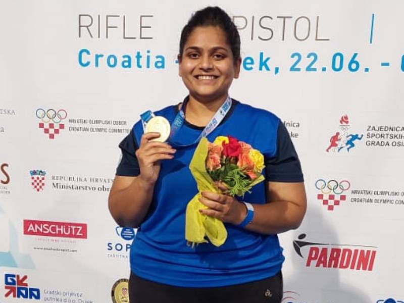 ISSF Shooting World Cup 2021 Rahi Sarnobat wins gold medal | Rahi Sarnobat Gold Medal: भारताच्या शिरपेचात मानाचा तुरा, नेमबाज राही सरनोबतची सुवर्णपदकाची कमाई