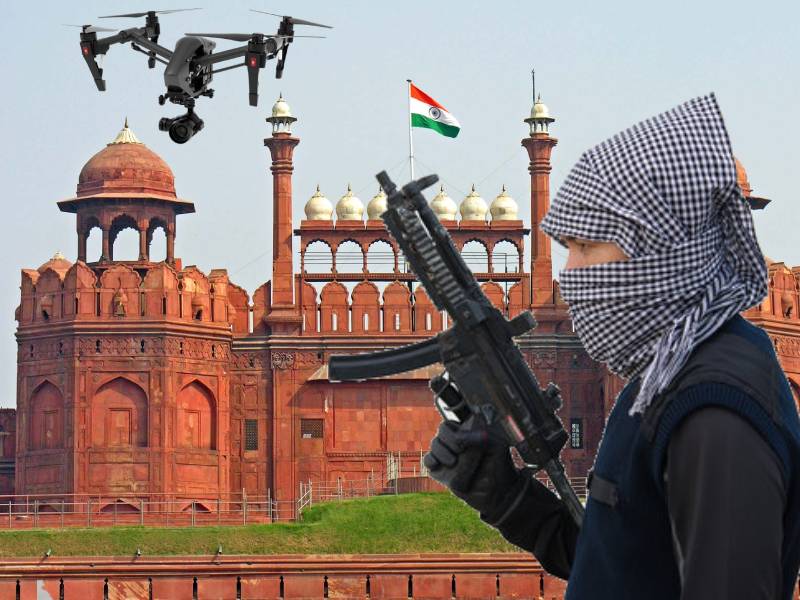 Terrorist attack alert before 15 august in delhi security tight at red fort or other places | दिल्लीत १५ ऑगस्टपूर्वी दहशतवादी हल्ल्याची शक्यता, अलर्ट जारी!; लाल किल्ल्यावर ४ अँटी ड्रोन यंत्रणा सज्ज