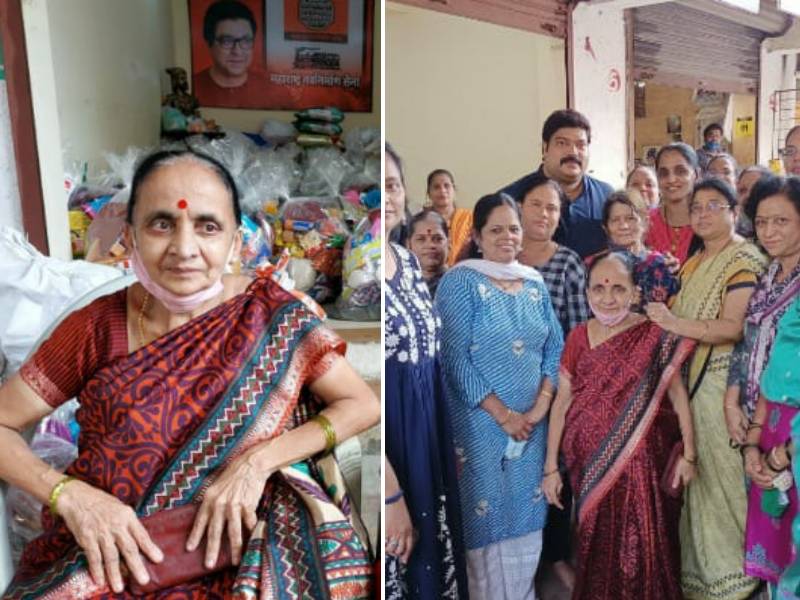 70 year old grandmother came forward for flood victims MNS MLA appreciated | Maharashtra Flood: पूरग्रस्तांच्या मदतीला धावल्या ७० वर्षाच्या आजीबाई! मनसे आमदारानं केलं कौतुक, म्हणाले...