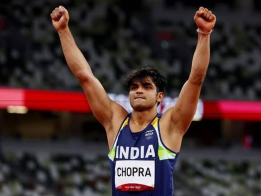 Tokyo Olympics Neeraj Chopra creates history with Olympic Gold Medal in Javelin throw 1st ever Athletic medal for india | Tokyo Olympics: नीरजचे सोनेरी यश; ॲथलेटिक्समध्ये भारताचे पहिलेच सुवर्णपदक