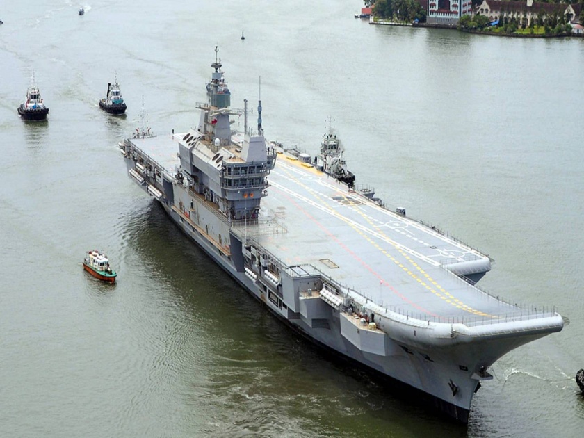 Indias first indigenous aircraft carrier Vikrant successfully completes five day maiden sea voyage | चीन, पाकिस्तान सावधान, भारताकडे आहे विक्रांत! सागरी सीमांची अभेद्य तटबंदी