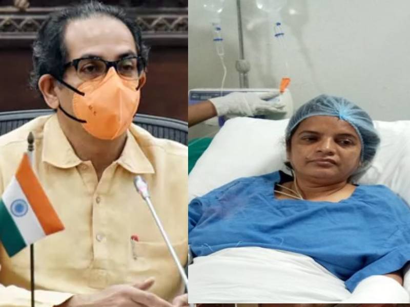 CM Uddhav Thackeray calls Kalpita Pimple Injured Thane Civic Official attack by Peddler | CM Uddhav Thackeray calls Kalpita Pimple: 'आरोपीला कडक शिक्षा करू, ते आमच्यावर सोडा, तुम्ही फक्त ठणठणीत बऱ्या व्हा'; मुख्यमंत्र्यांचा कल्पिता पिंपळेंना फोन!