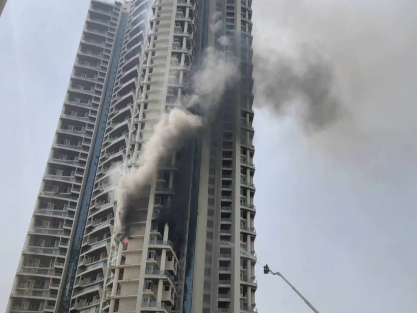 Fire On 19th Floor Of Luxury Residential Tower In Mumbai 1 Dead | Fire In Mumbai: ‘अविघ्न’वर आगीचे विघ्न; प्राण वाचविण्यासाठी १९व्या मजल्यावरून मारली उडी; पण जीव गेला