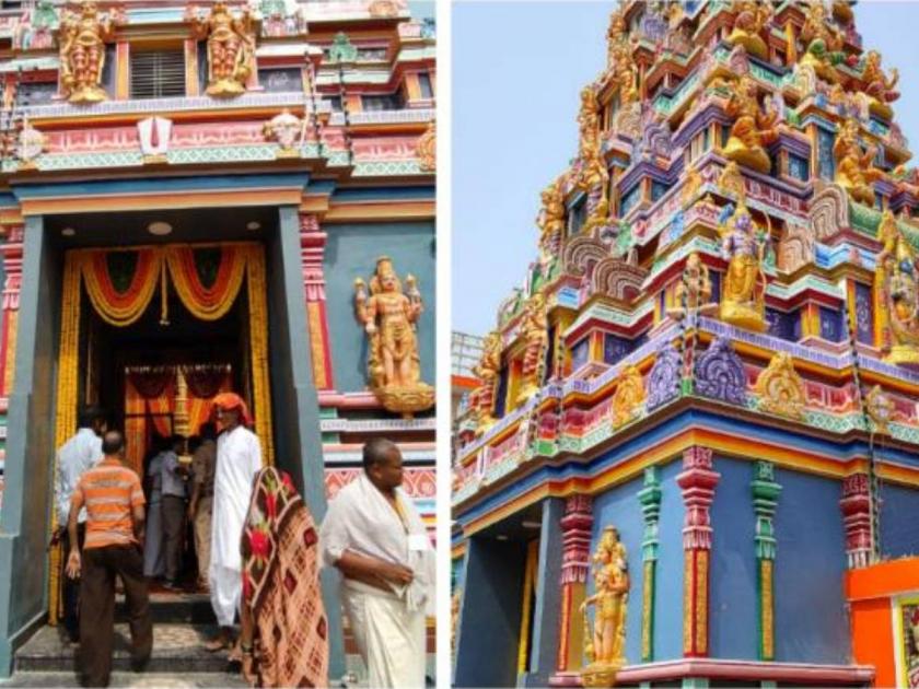 south indian style temple built in ayodhya cm yogi will inaugurate ramlala sadan | अयोध्येत पहिलं वहिलं दाक्षिणात्य शैलीतलं मंदिर, CM योगींच्या उपस्थितीत रामलल्लाची प्राणप्रतिष्ठा; पाहा सुंदर फोटो...